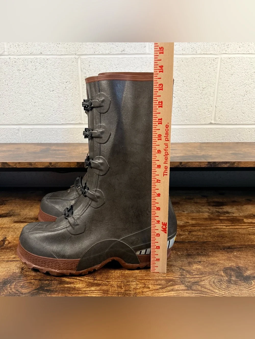 LaCrosse Boots ZXT‎ Buckle Wedge Overshoe Waterproof Winter Black 14
